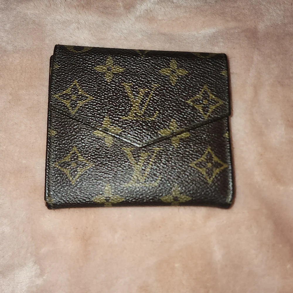 LV Monogram Monnaie Double Snap Wallet with Unbranded Chain - Picture 8 of 12